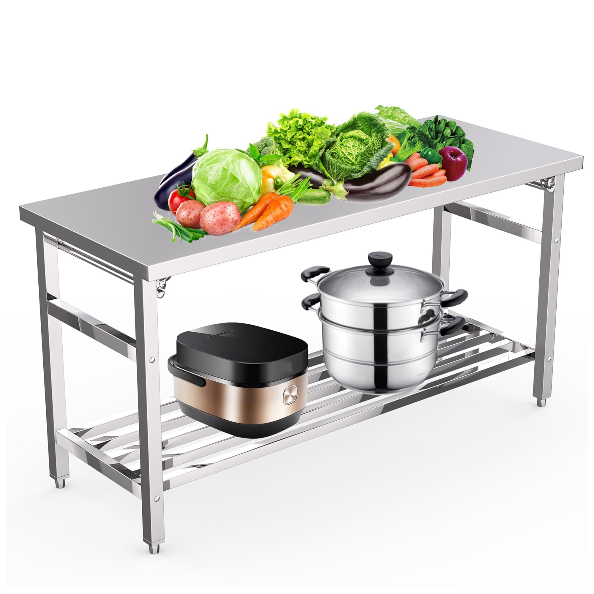 Commercial Kitchen Cooking - Складной стол для приготовления пищи из